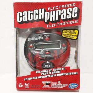 Electronic CATCH PHRASE Handheld Guessing Game 2013 Hasbro Words Phrases NEW